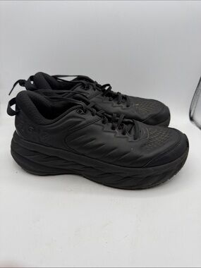 Hoka Bondi SR men’s 9.5 work shoe slip resistant black/black S12
